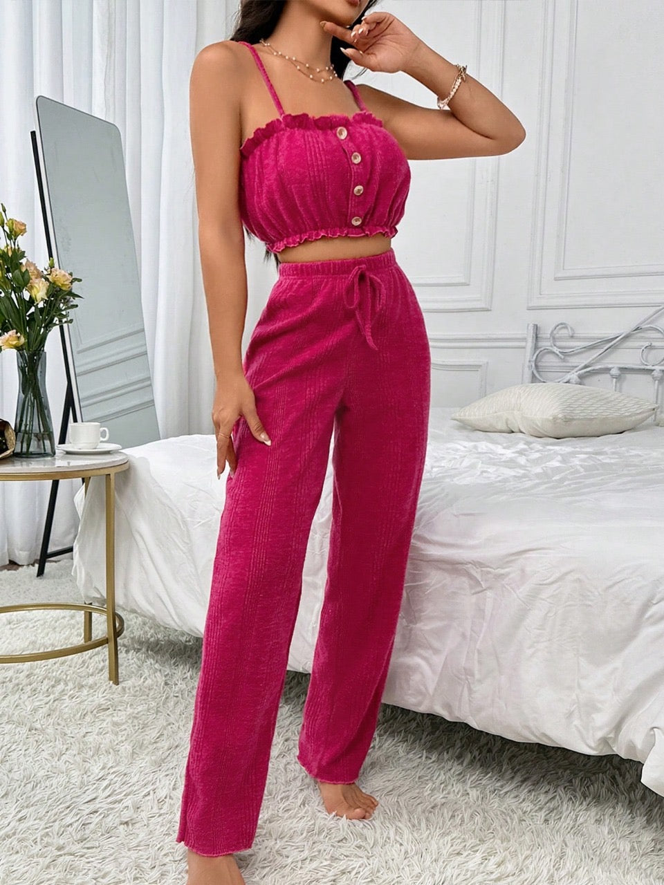 Women's Camisole And Pants Loungewear Set