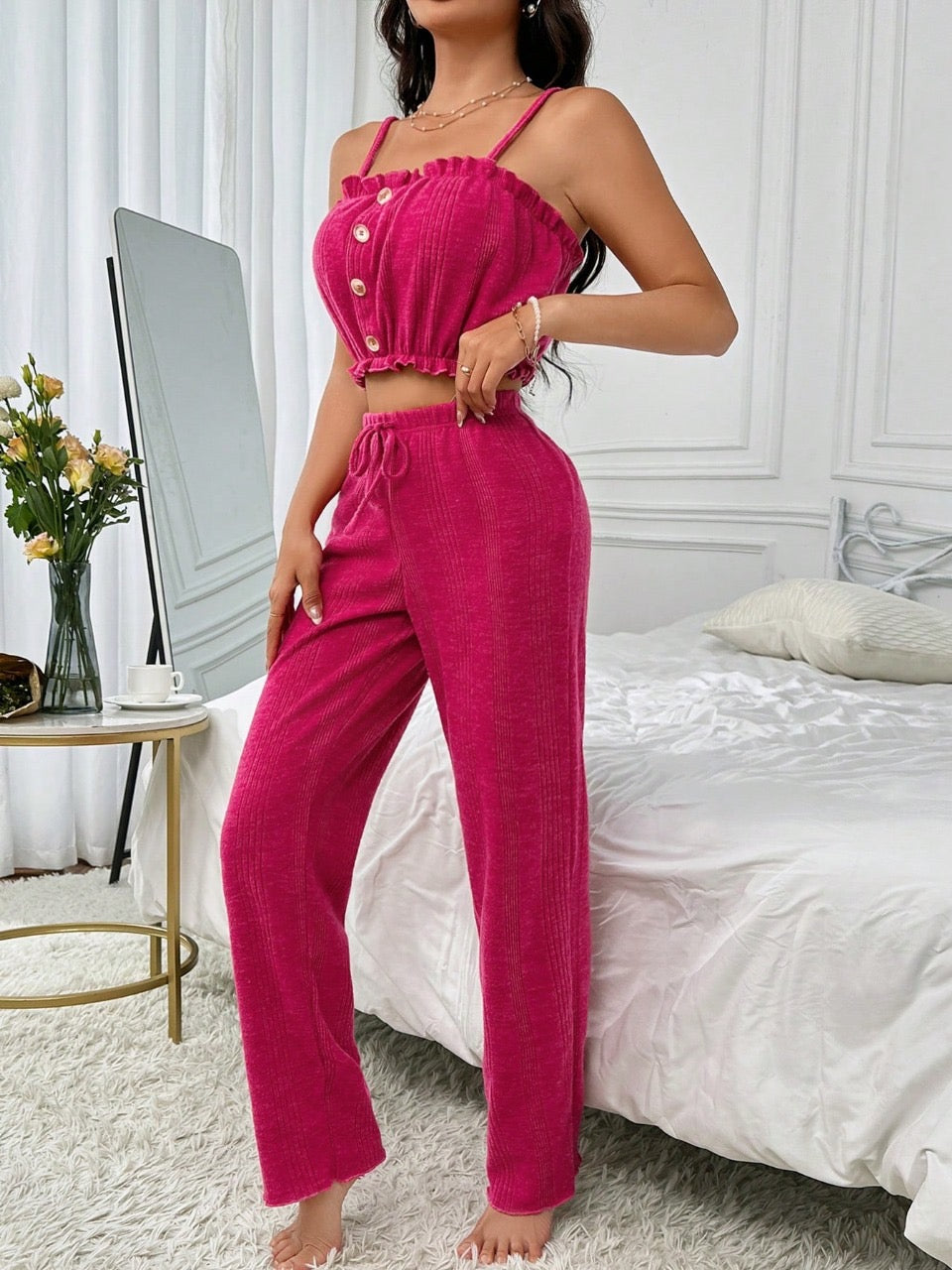 Women's Camisole And Pants Loungewear Set