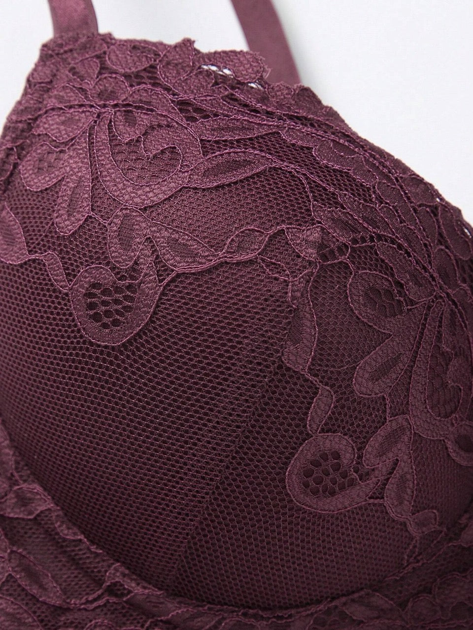 Floral Lace Underwire Bra Lingerie