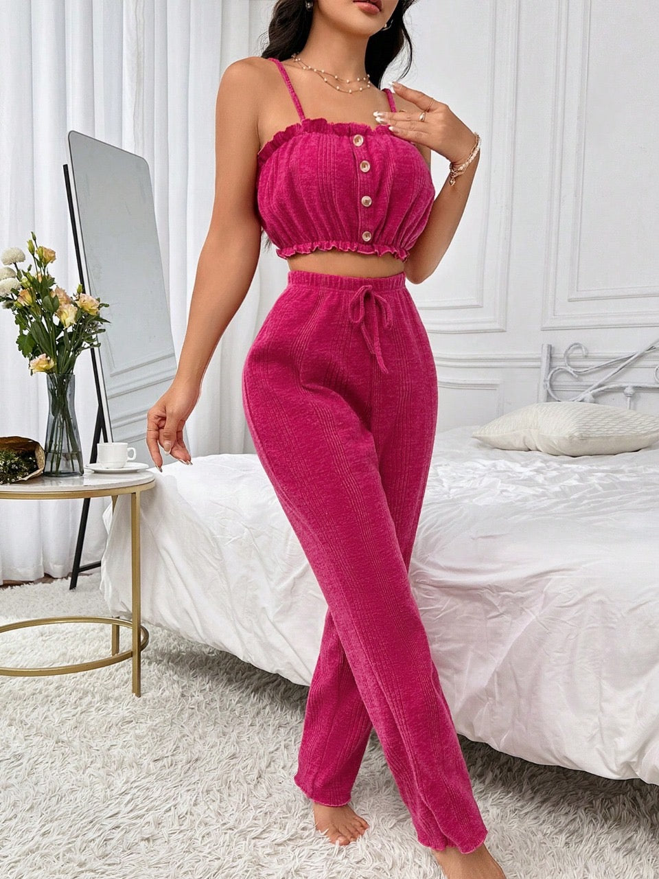 Women's Camisole And Pants Loungewear Set